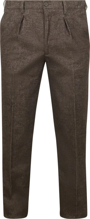 Profuomo Chino Flanel Bruin