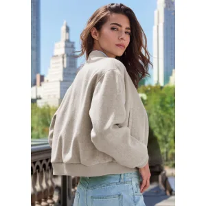 Lascana Bomberjack met ribboorden, pilotenjack met drukknopen en zakken