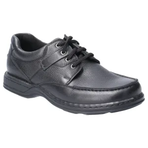 Hush Puppies Randall II Heren Leren Kantschoen (Zwart)
