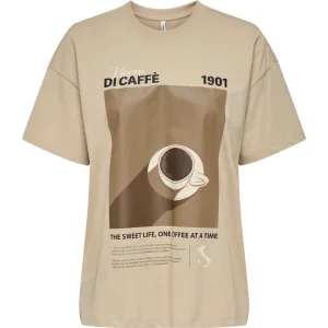 Only onlvivvi life s/s lovely top jrs 15346761 humus