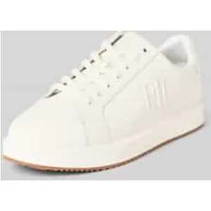 Lauren Ralph Lauren Sneakers van echt leer met logostitching, model ‘Ainsley’