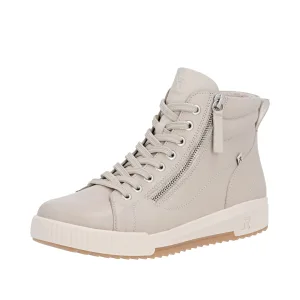 RIEKER Sport Hoge veterschoenen ankle boot, high top sneaker, leisure boots with zipper