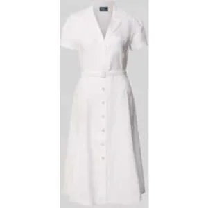 Polo Ralph Lauren Linnen jurk met reverskraag