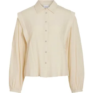 Vila vidaysa l/s quilt detail shirt/c 14109126 birch