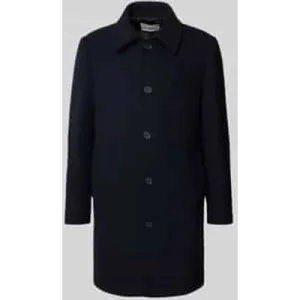 Selected Homme Regular fit lange wollen jas met platte kraag, model ‘ARCHIVE’