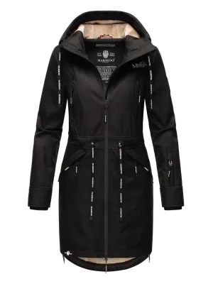 Marikoo dames softshelljas – Racquellee met capuchon & fleecevoering