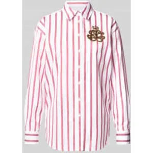 Lauren Ralph Lauren Regular fit overhemdblouse met labelapplicatie, model ‘KOTTA’
