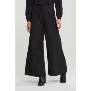River Woods Taffeta Loose Pants Black