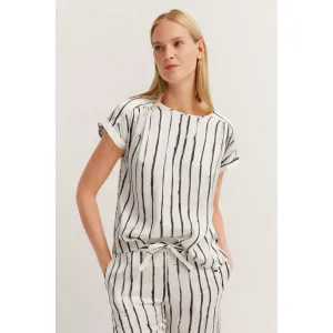 Bugatti Blouse met korte mouwen