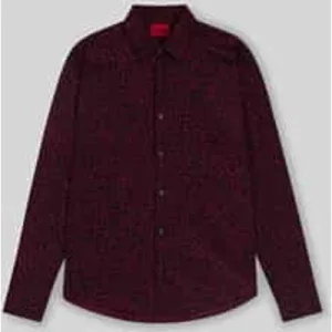 HUGO Slim fit vrijetijdsoverhemd van puur katoen, model ‘ERMO’