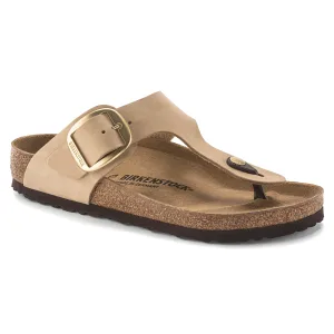 Leren sandalen voor vrouwen Birkenstock Gizeh Big Buckle Birko-Flor Patent