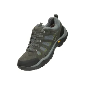 Mountain Warehouse Heren Field Extreme Suede Waterdichte Wandelschoenen (Grijs)
