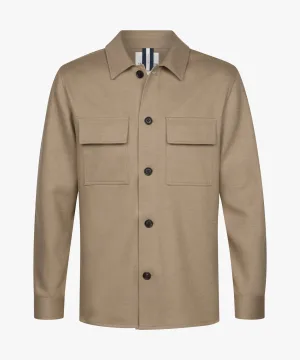 Profuomo Overshirt Cutaway Beige heren