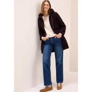 Cecil Dames Teddyjas met capuchon in Rood