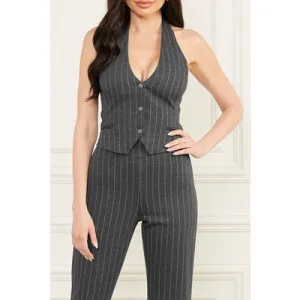 GUESS Hayden Vest Heather Grey