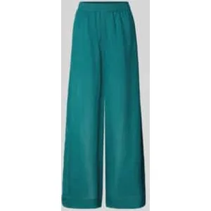 Christian Berg Woman Wide fit stoffen broek met elastische band