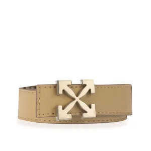 Accessories Off White Reversible Arrow Belt in Beige