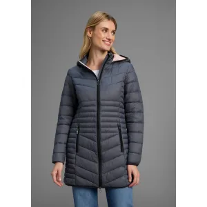 KangaROOS Gewatteerde jas voor het tussenseizoen, van licht geweven materiaal, figuurvolgende snit