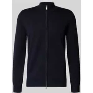 Christian Berg Men Wollen jas met opstaande kraag