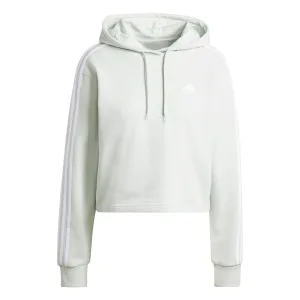Dames sweatshirt met korte capuchon adidas Essentials 3-Stripes