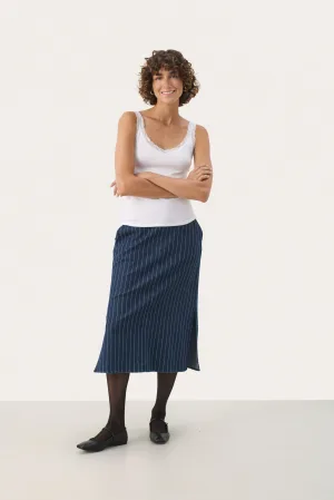 Jersey top Slim fit Bright White