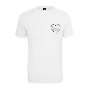 Dames-T-shirt Mister Tee Burning Hearts