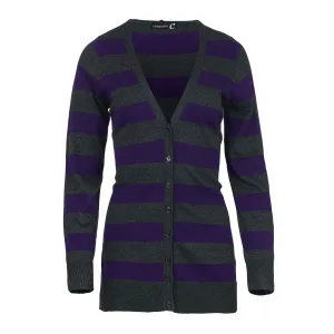 Gestreept wollen vest