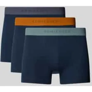 Schiesser Boxershort met elastische band met logo in een set van 3 stuks