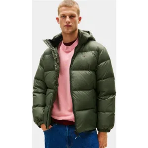 Tommy Jeans Winterjack Groen TJM ESSENTIAL DOWN JACKET EXT DM0DM19786/MRH