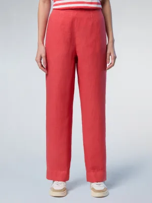 North Sails Broek Linnen met wijde pijpen