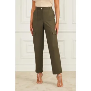 GUESS Alice Cargo Pant Olive Morning