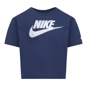 Nike Meisjes Sci-Dye Boxy T-Shirt (Marine)