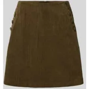 Ichi Regular fit minirok in ribcordlook, model ‘Focaro’