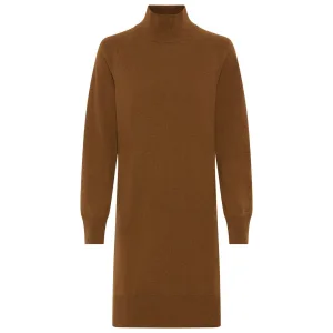 Gant Gebreide jurk SUPERFINE LAMBSWOOL KNIT Winterjurk, relaxed fit, rolkraag, van puur wol