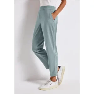 Street One Dames Broek met galonstrepen in Blauw