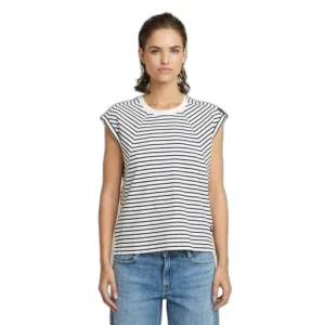 Oversized gestreepte T-shirt voor dames G-Star Seam Detail