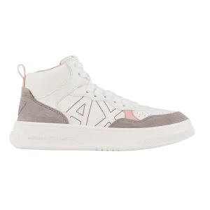 Armani Exchange Dames/Dames Suède Trainers (Wit/Roze)