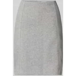 Christian Berg Woman Knielange rok met naadritssluiting