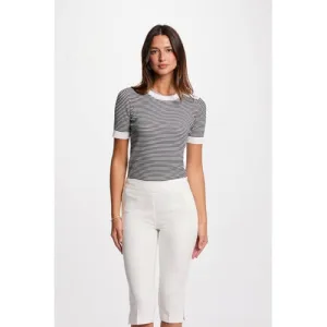 Morgan top ecru fijn gebreid