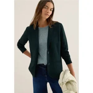Cecil Dames Basis blazer in Groen