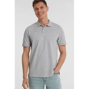 anytime polo lichtgrijs