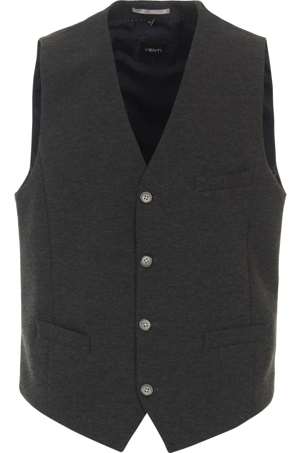 Venti Vest grijs, Effen
