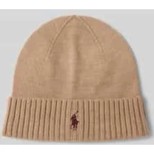 Polo Ralph Lauren Beanie van wol met labelstitching