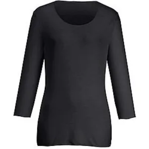 Shirt 3/4-­mouw­en Van Peter Hahn zwart