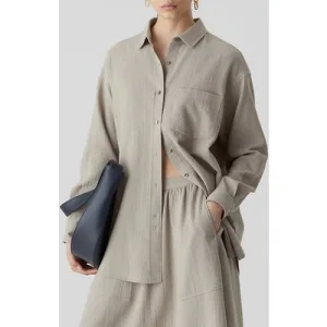 Closed Women Basic Shirt Shirts & Blouses Grey Veneer