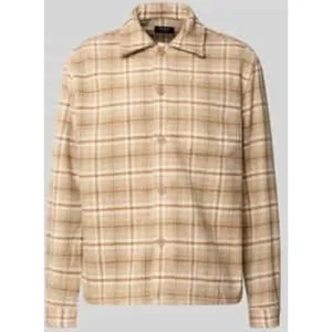 MCNEAL Regular fit overhemdjack met kentkraag