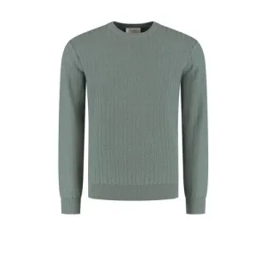 Pure Path trui gebreid groen