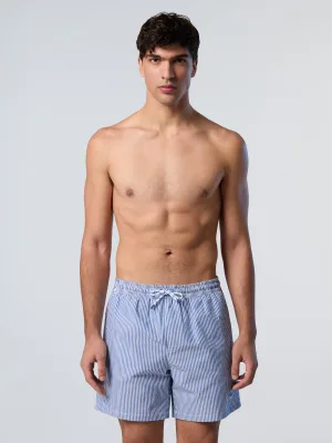 North Sails Zwembroek Gestreepte seersucker