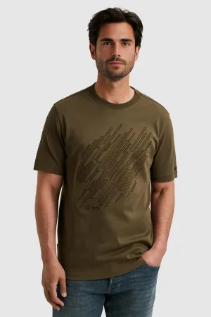 Cast Iron T-shirt Groen heren