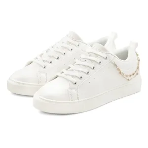 Lascana Sneakers modieus ketting-element, veterschoenen, vrijetijdsschoenen vegan